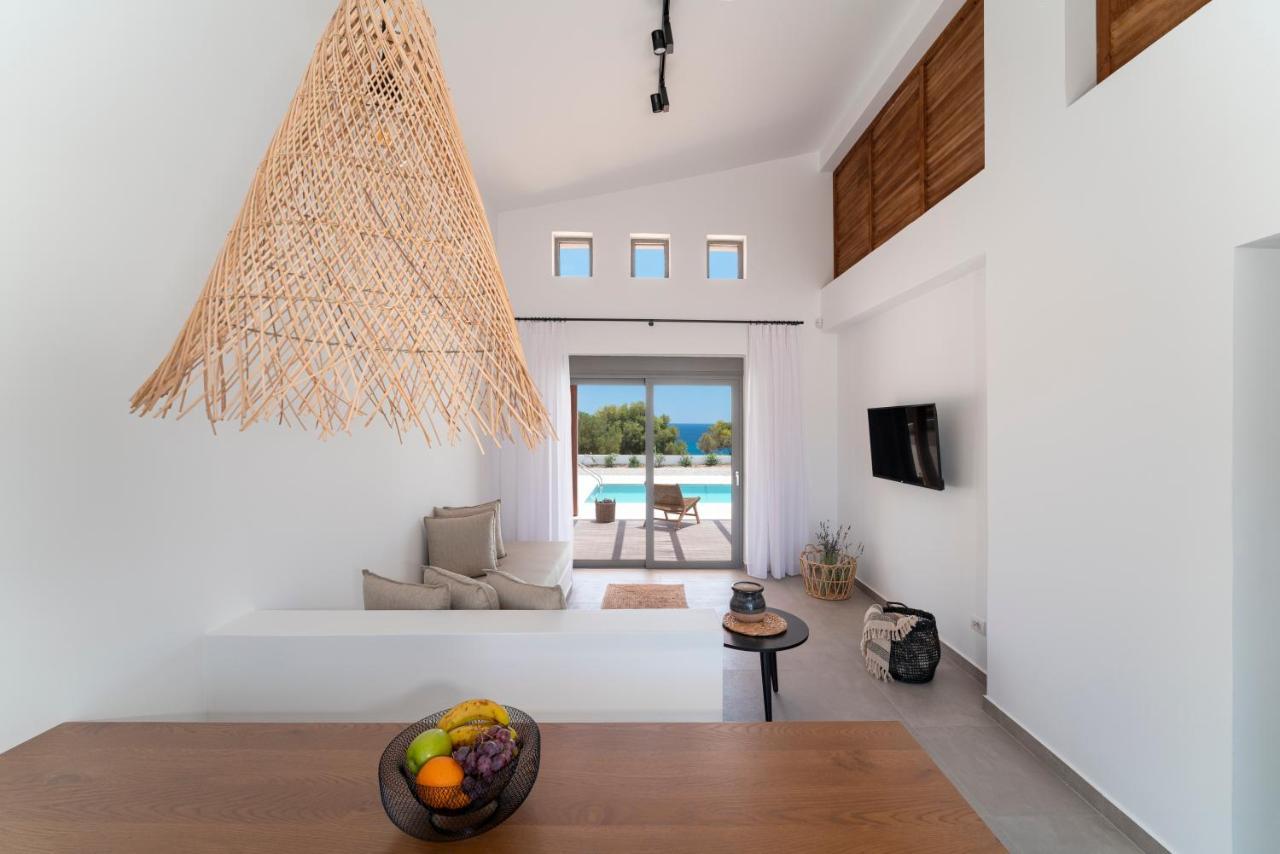 Terra D'Oro Sea View Villa With Private Pool Kiotari Zewnętrze zdjęcie