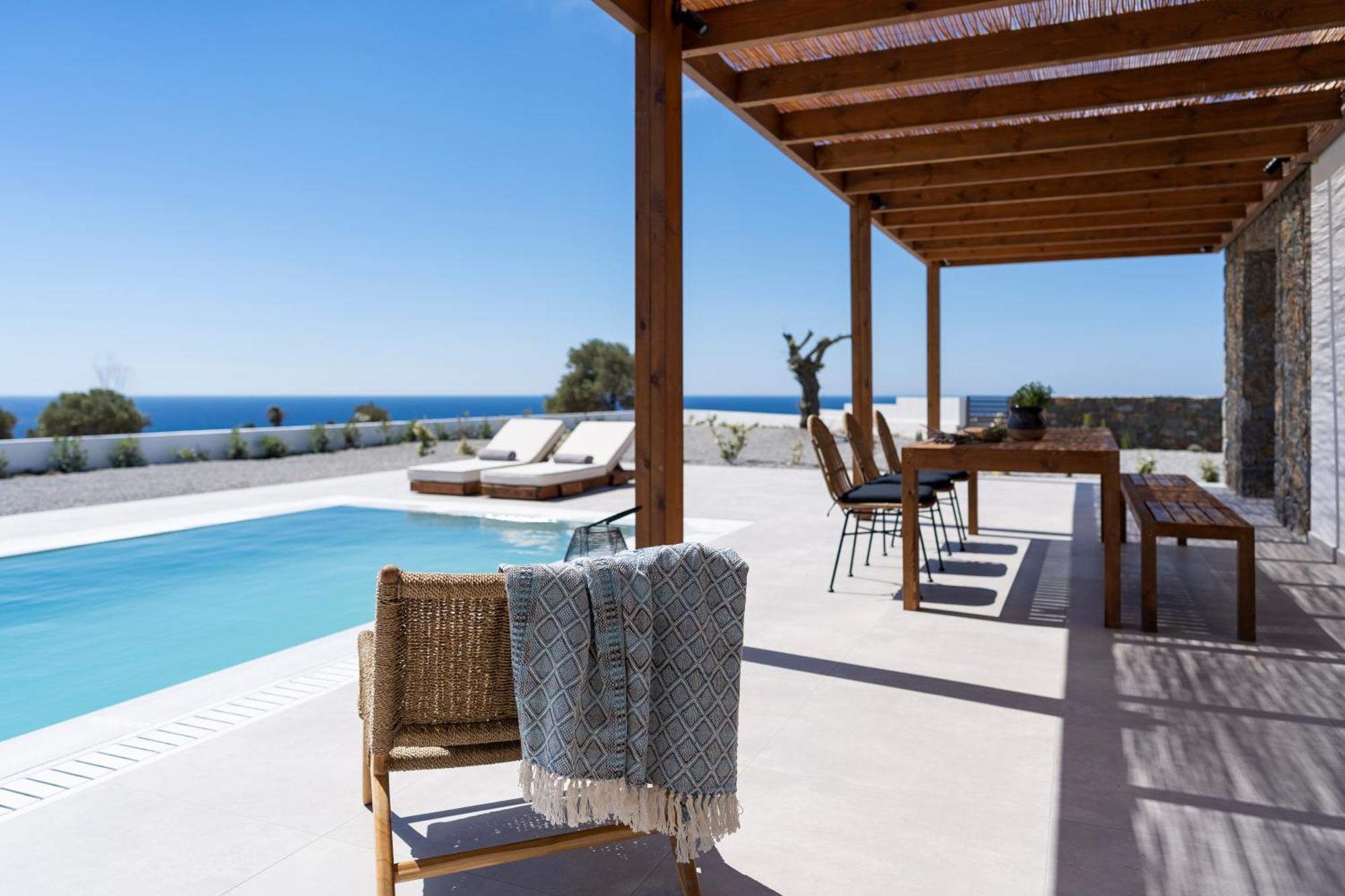 Terra D'Oro Sea View Villa With Private Pool Kiotari Pokój zdjęcie
